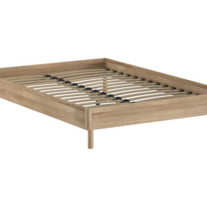 Cadre de lit Forrest en chêne massif sans tête de lit – 140 × 200 cm