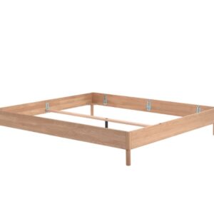 Cadre de lit Forrest en chêne massif sans tête de lit – 180 × 200 cm