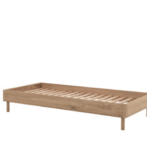 Cadre de lit enfant Forrest en chêne massif – 90 × 200 cm