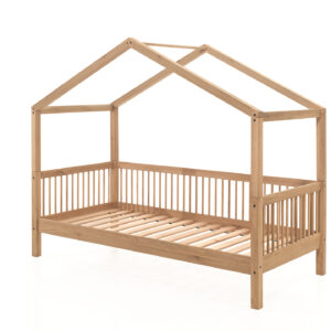 Lit cabane enfant Forrest en chêne massif – 90 × 200 cm