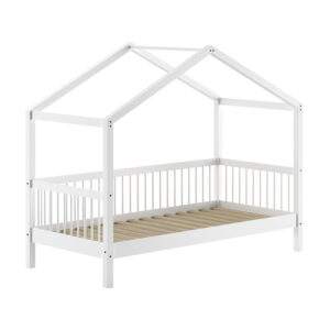 Lit cabane Forrest en hêtre massif 90 × 200 cm