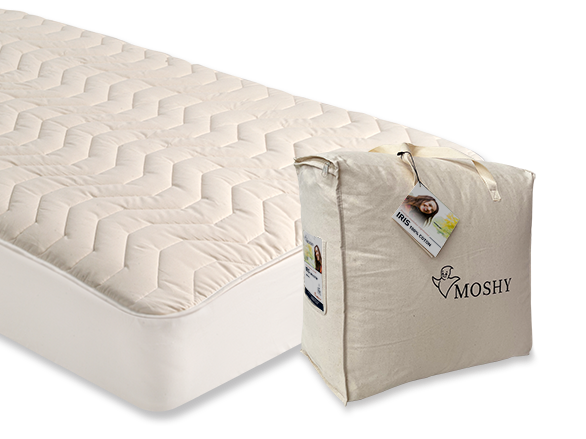Protège-matelas Moshy Iris 100 % Coton Ecolabel